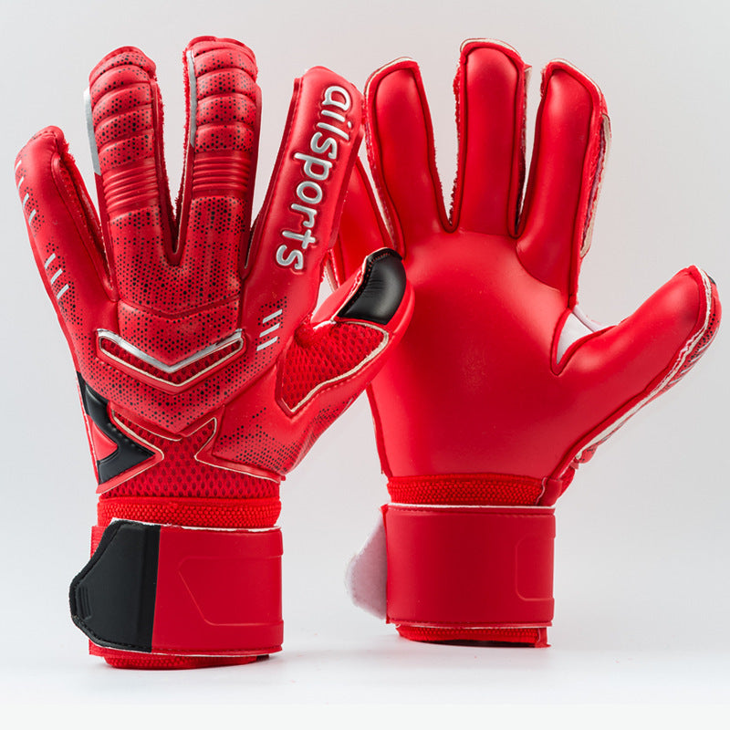 Goalkeeper gloves with fingersave