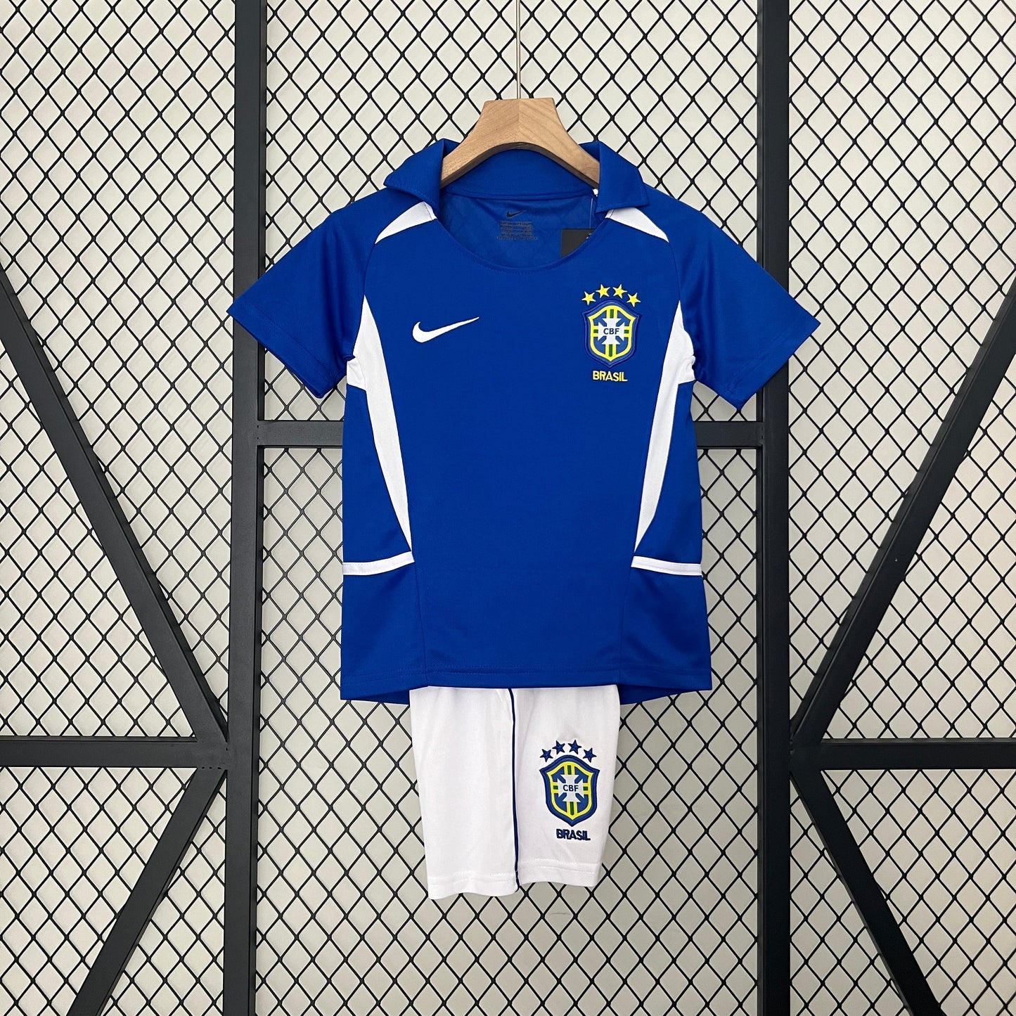 JERSEY BRAZIL II 2002 KIDS KIT (RETRO)