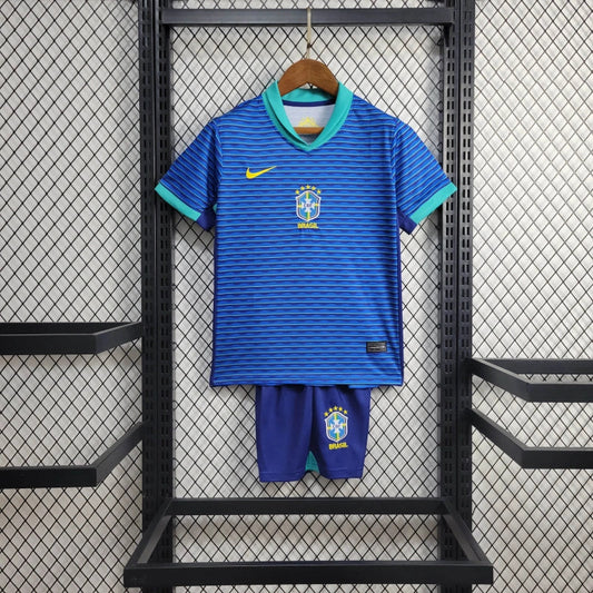 JERSEY BRAZIL II CUP AMERICA 2024 KIDS KIT