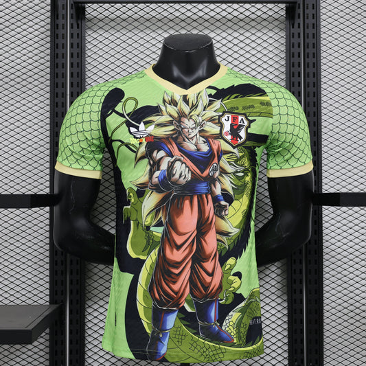 JERSEY JAPAO 2024  MEN DRAGON BALL Z GREEN (PLAYER VERSION)