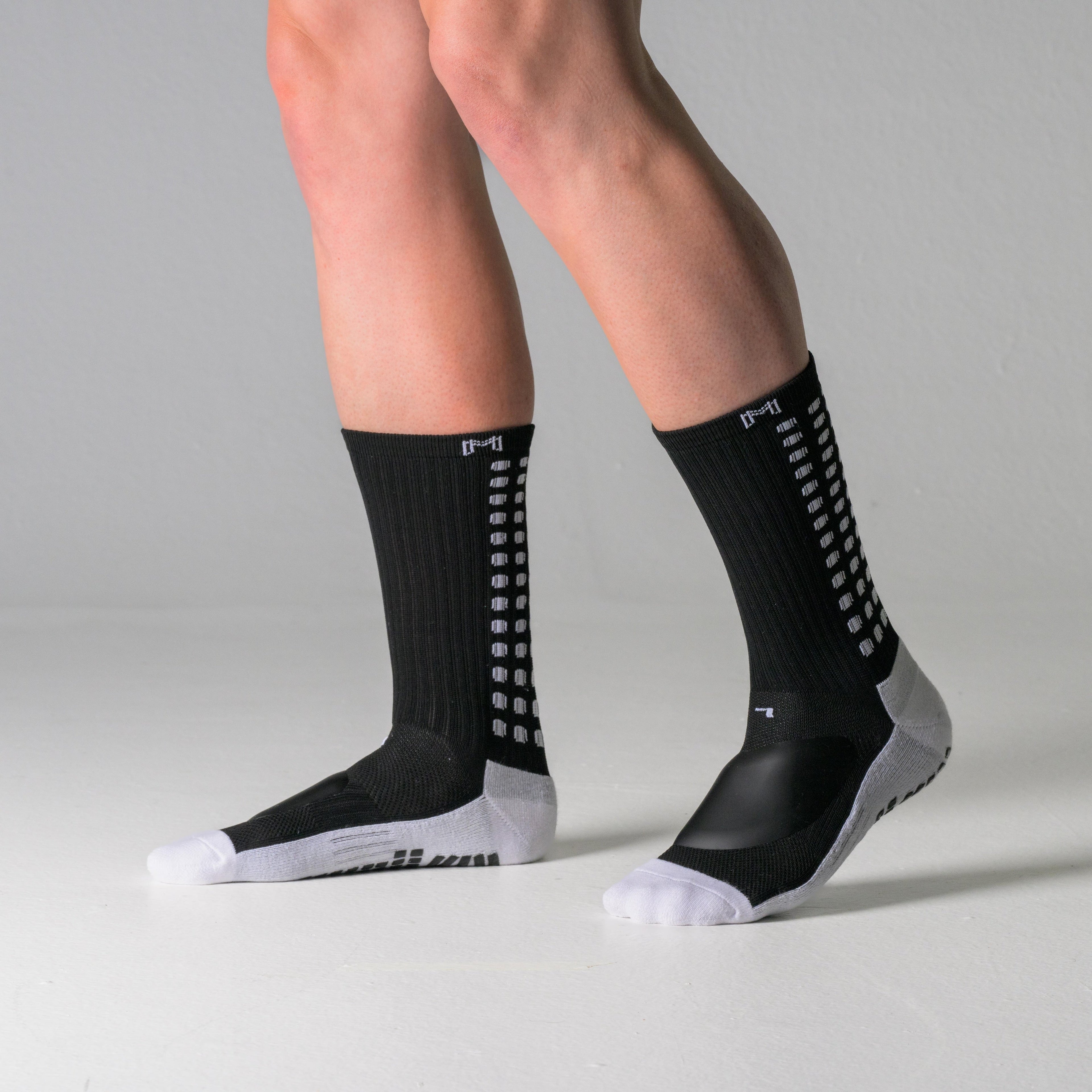 MediCaptain Padded Grip Socks with Foot Protection - Midcalf Length