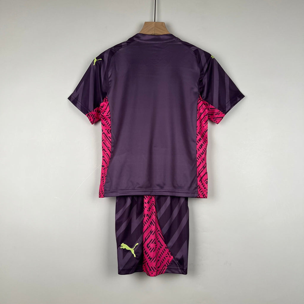 MANCHESTER CITY III GOALKEEPER/GOALKEEPER 23/24 KIDS KIT