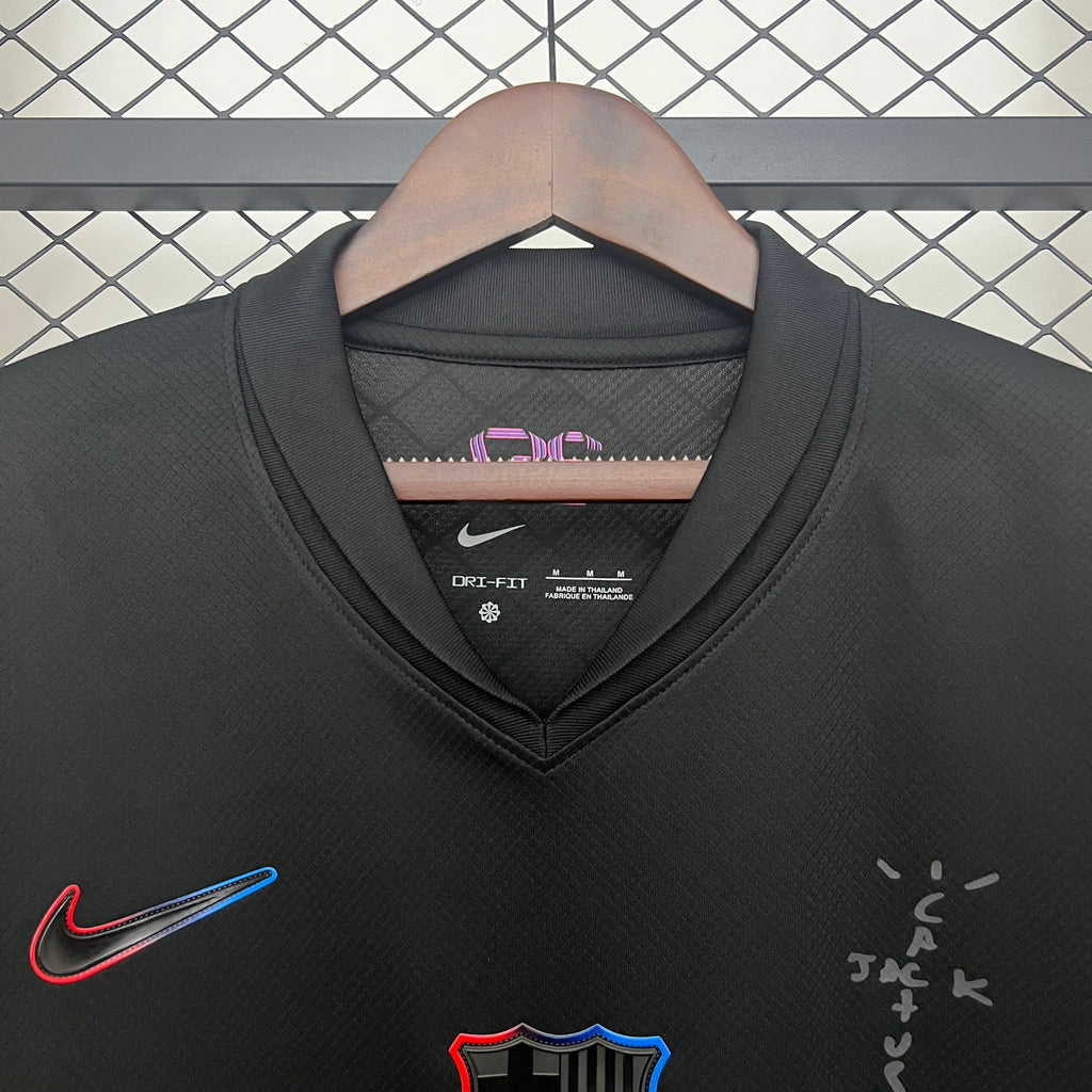 25/26 BARCELONA AWAY BLACK x TRAVIS SCOTT CACTUS JACK