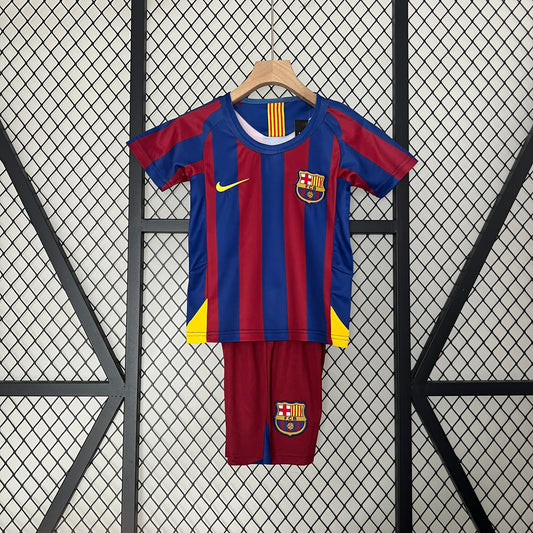 JERSEY BARCELONA I 05/06 KIDS KIT (RETRO)